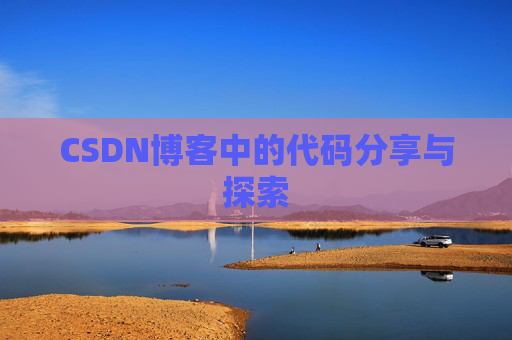 CSDN博客中的代码分享与探索 CSDN博客中的代码分享与探索